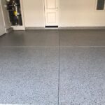 grey epoxy garage floor