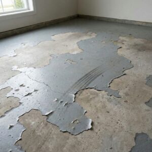 broken garage floor